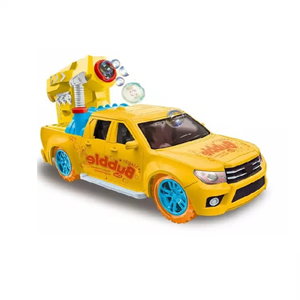  ماشین کنترلی شارژی حباب ساز زرد Remote Control Bubble Toy Car 2.4G -اسباب بازی